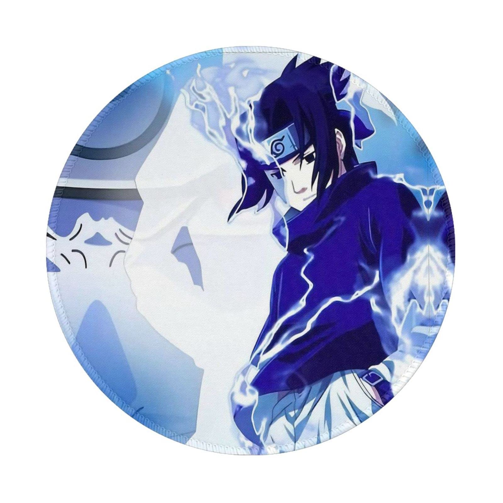Anime Mouse Pad - Cute Round Non-Slip Rubber Base Gaming Mousepad for Girls & Boys - Perfect for Office, Home, School & Gaming PCs/Laptops - Kawaii Desk Accessory for Anime Fans & Gamers