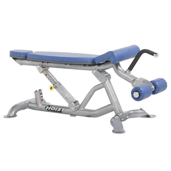 Hoist CF 3162 Adjustable Decline Bench for Home Gym - Heavy Duty Weight Bench for Strength Training & Ab Workouts - Perfect for Small Spaces & Full Body Workouts
