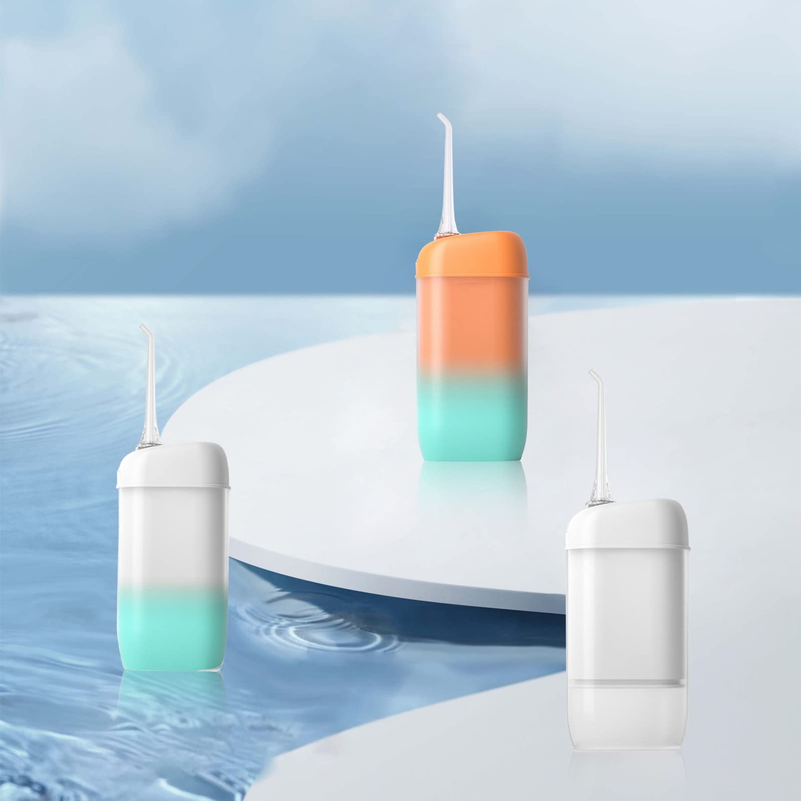 Portable Water Flosser for Teeth Cleaning - 3 Modes, IPX7 Waterproof, Telescopic Water Tank - Ideal for Travel & Home Use - Perfect for Braces, Implants and Gum Care