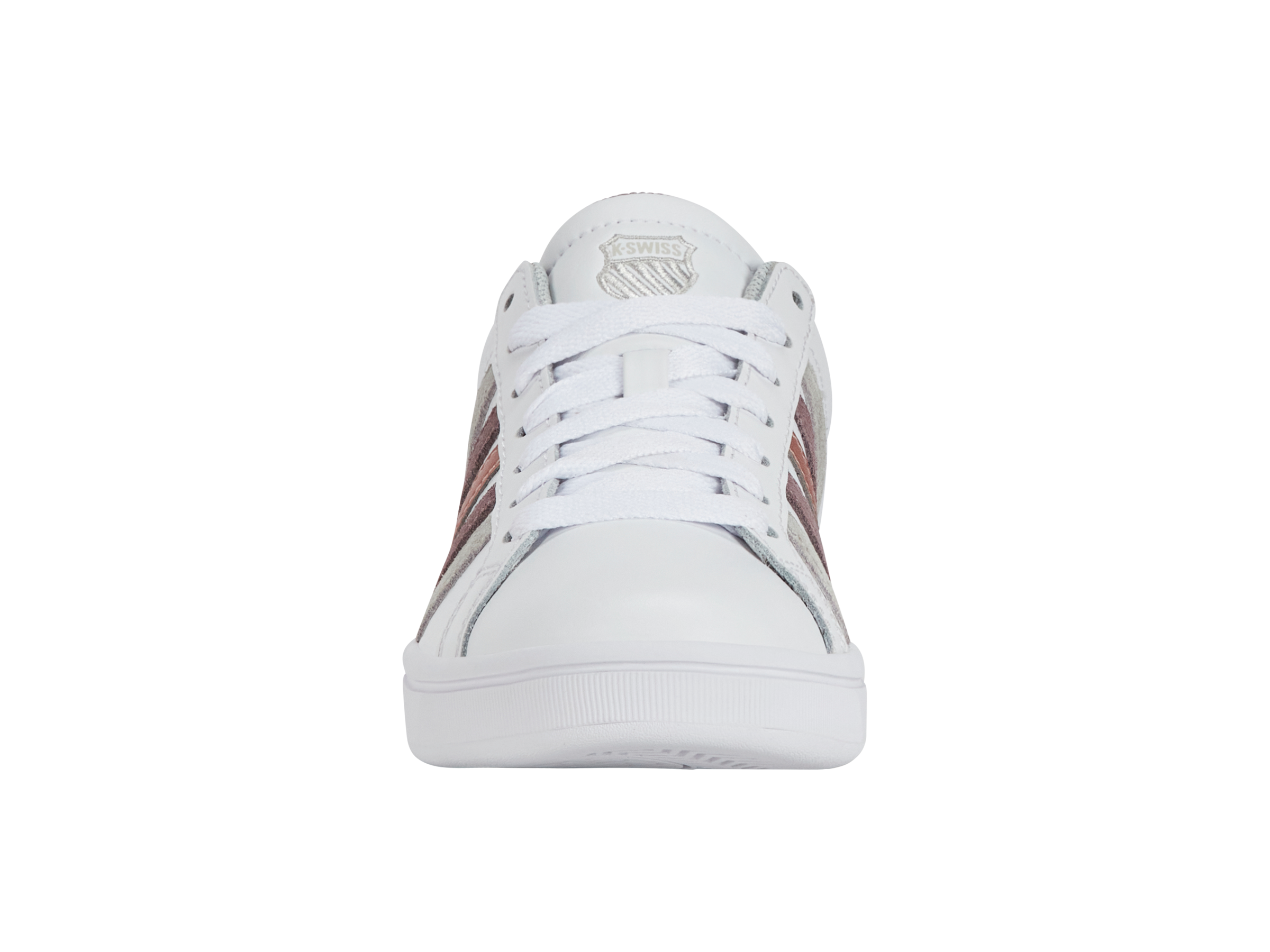 Nike Court Tiebreak Tennis Shoes for Women - White/Purple Dove/Gray Violet/Rose Gold | Comfortable & Durable for Tennis, Running & Casual Wear