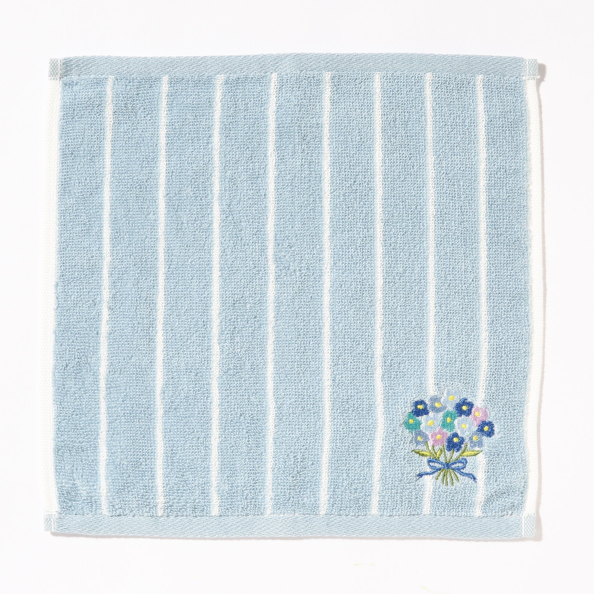 Ballot Antibacterial Deodorant Handkerchief - Striped Blue Floral Design for Men & Women - Perfect for Travel, Gym, and Everyday Freshness