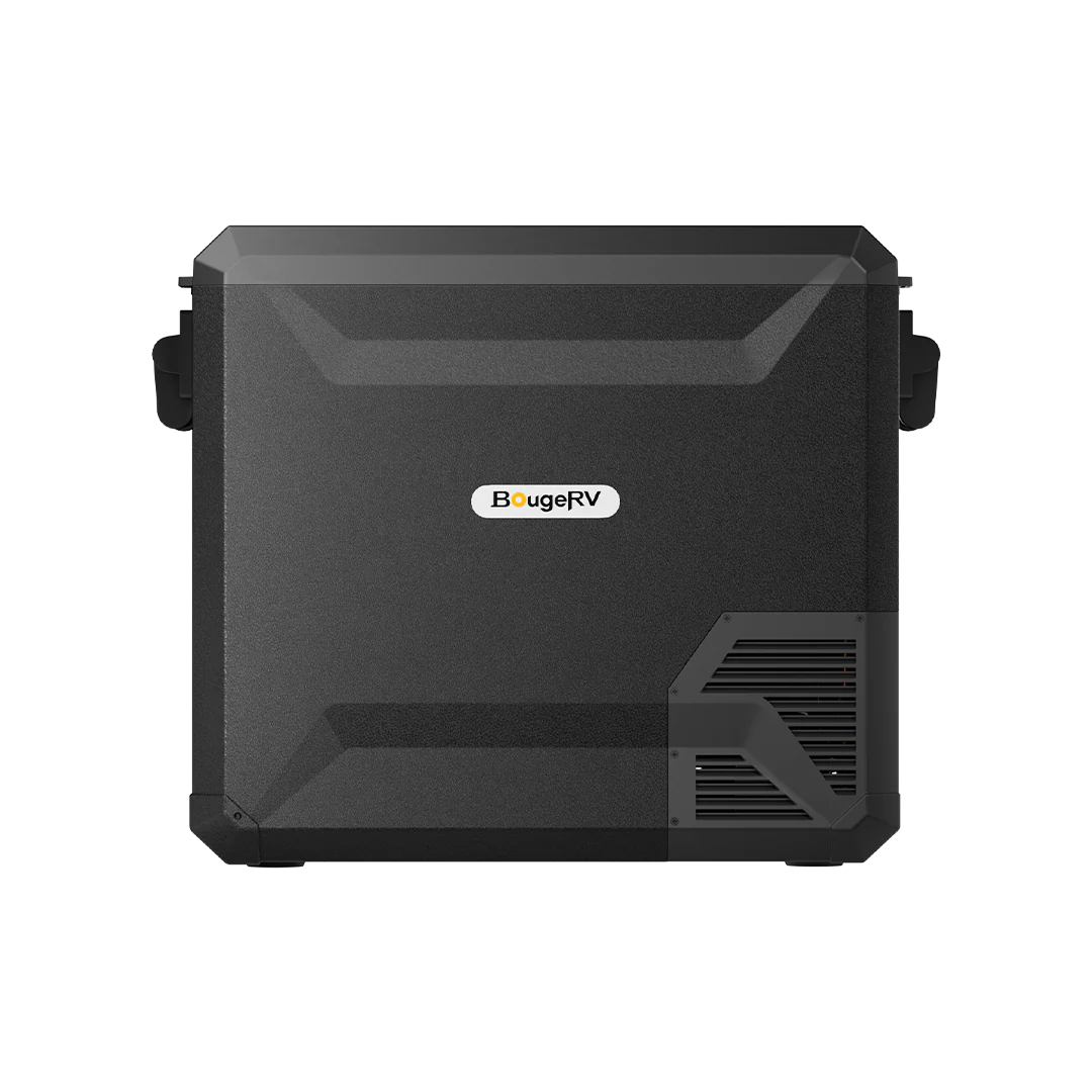 BougeRV ASPEN 50 12V 53QT Dual Zone Portable Car Refrigerator for Camping, Road Trips & Outdoor Adventures - Compact Freezer for Food, Drinks & Ice Storage