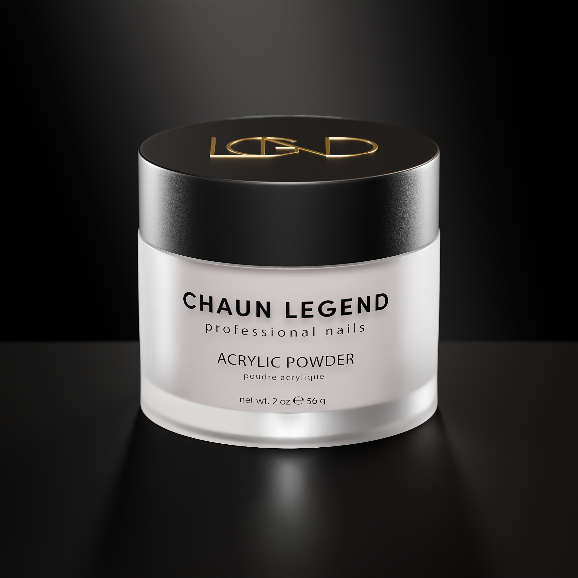 Chaun Legend Acrylic Powder 2oz - 104 Cotton Candy Clouds Nail Art Dip Powder for Manicure & Nail Extensions | Professional Salon & DIY Home Use