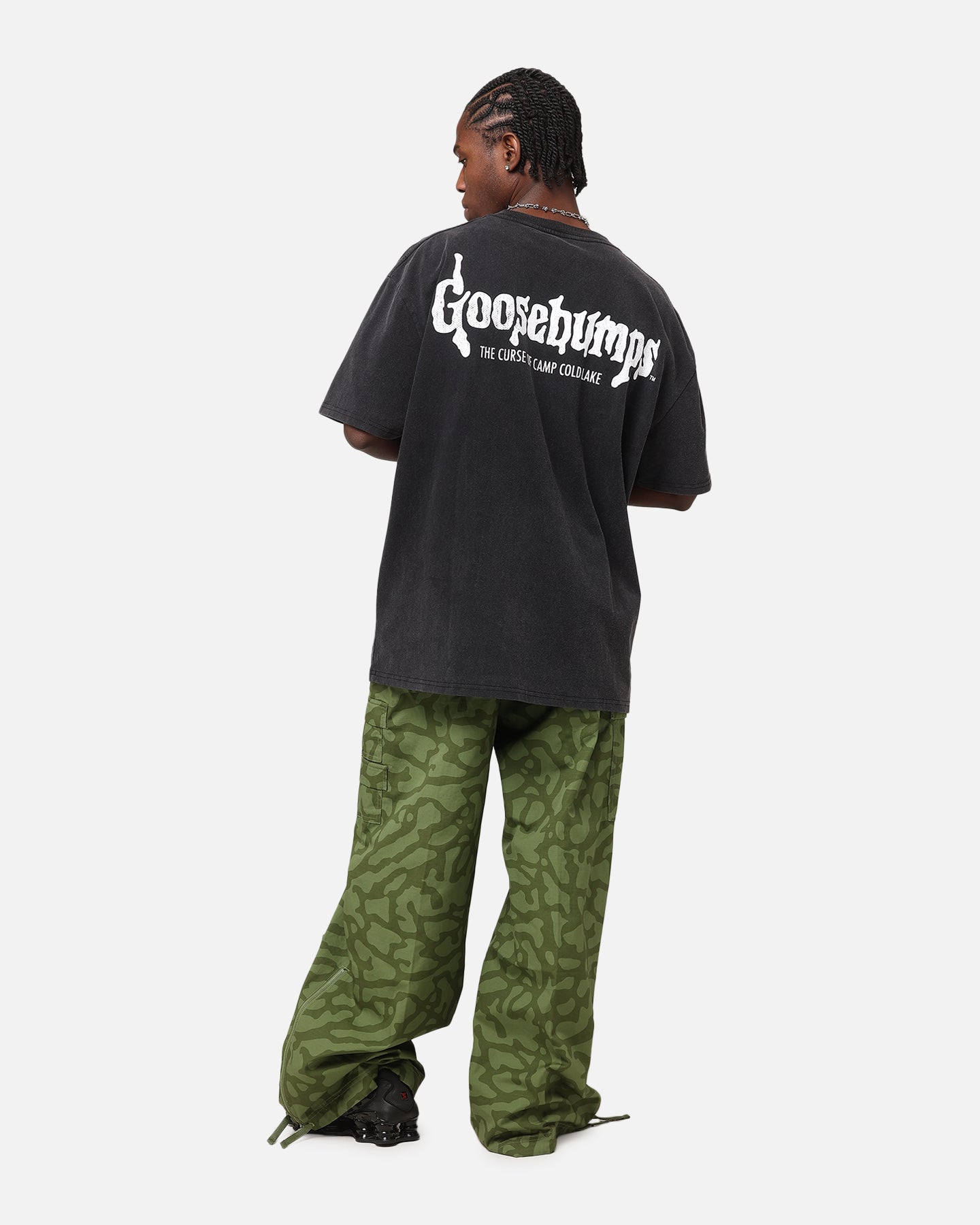 Vintage Goosebumps Cold Lake Heavy Cotton T-Shirt - Black Retro Graphic Tee for Men & Women | Casual Streetwear, Halloween Costume, 90s Nostalgia Fashion