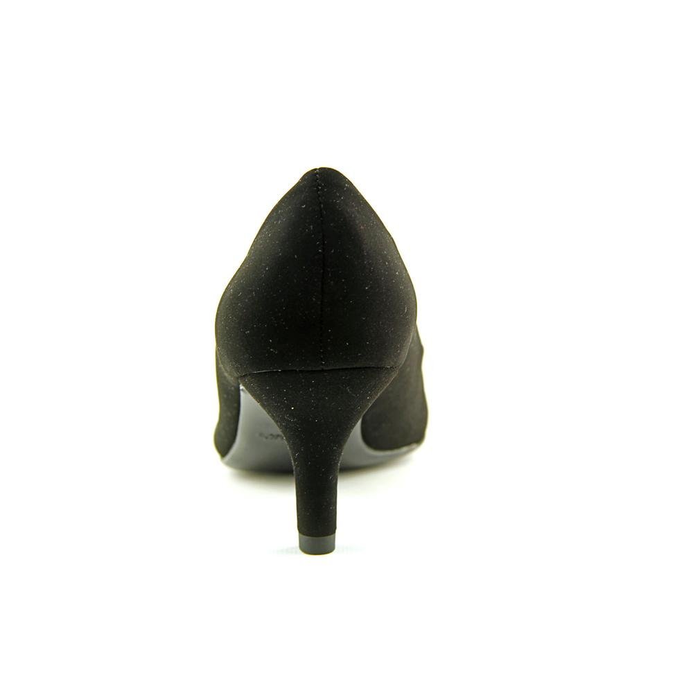Easy Street Passion Women's Dress Pumps - Size 9 N - Black Suede Heels for Work, Office & Formal Occasions