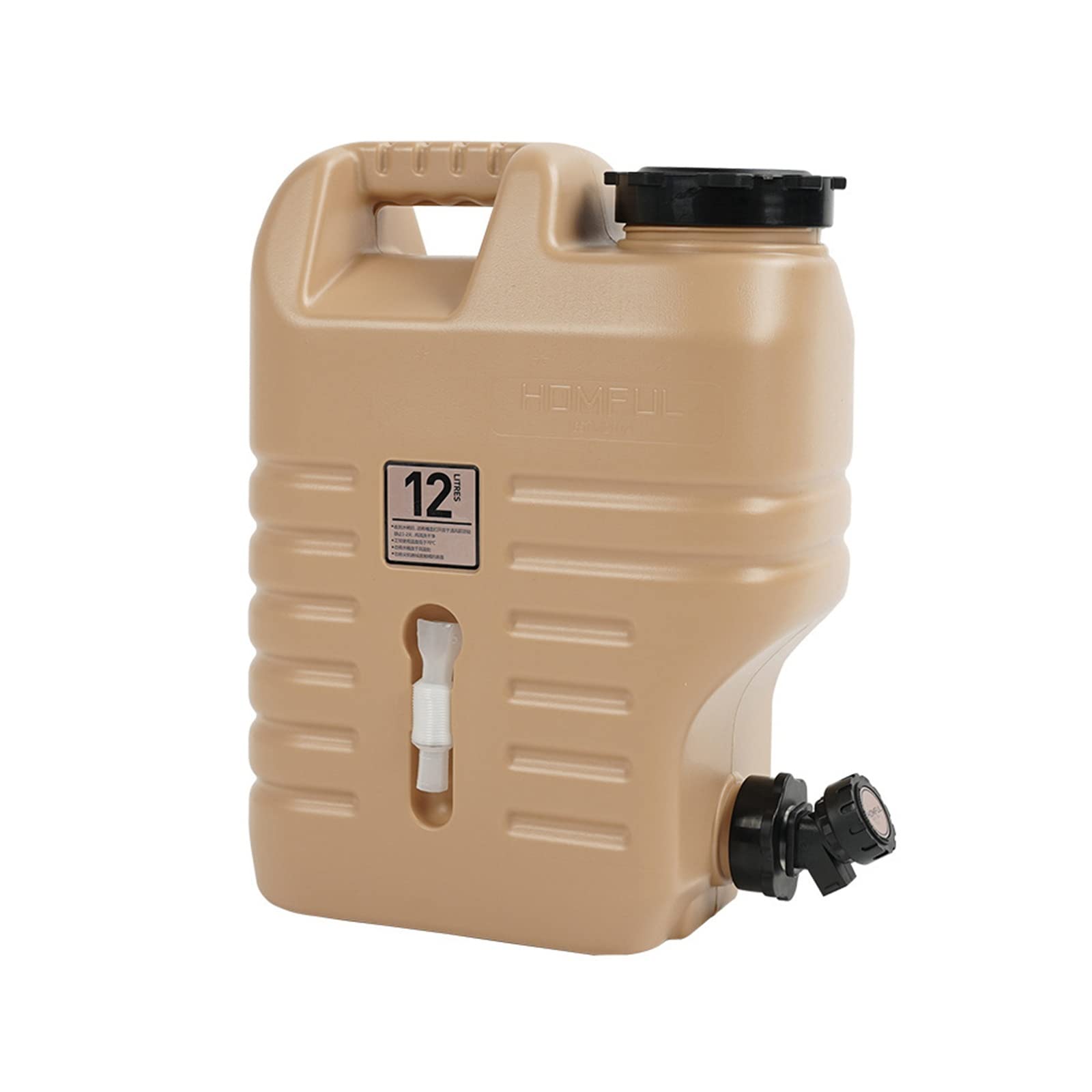 Portable Outdoor Water Storage Bucket with Tap - Collapsible Water Carrier for Camping, Hiking, Fishing, Climbing & Picnics - Reusable Water Container for Car, RV & Emergency Preparedness