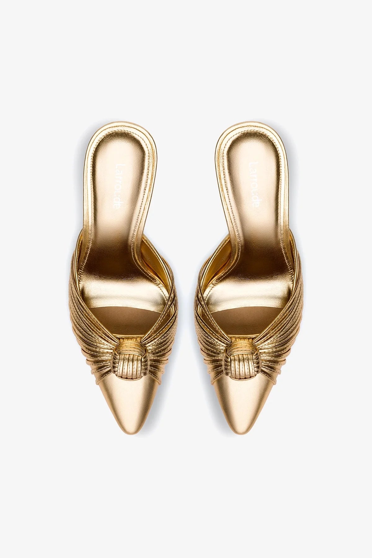 Valerie Gold Metallic Leather Pumps - Elegant High Heels for Women, Perfect for Parties, Weddings & Evening Events