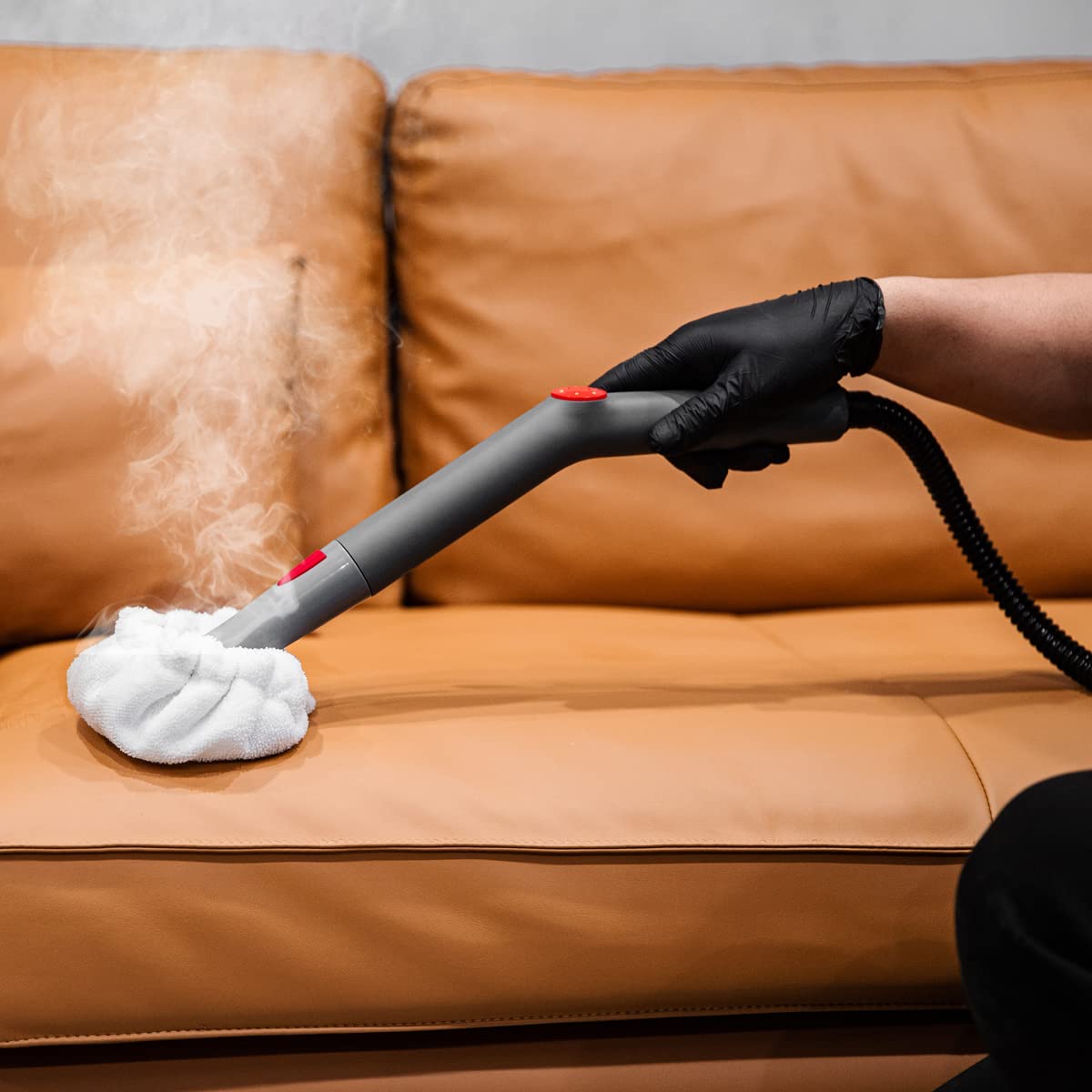 SGCB Pro Portable Steam Cleaner with Waist Belt - 8-Piece Accessory Set for Auto, Home & Multi-Surface Cleaning | All-Natural Steam Machine for Floors, Cars & Household Use | Perfect for Deep Cleaning, Sanitizing & Stain Removal