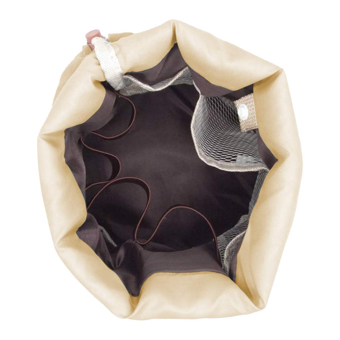 MBUYS Mall Waterproof Bucket Barrel Shaped Cosmetic Pouch | Round Makeup Bag Travel Organizer Case (Multi-Color) | Perfect for Travel, Gym & Daily Beauty Storage