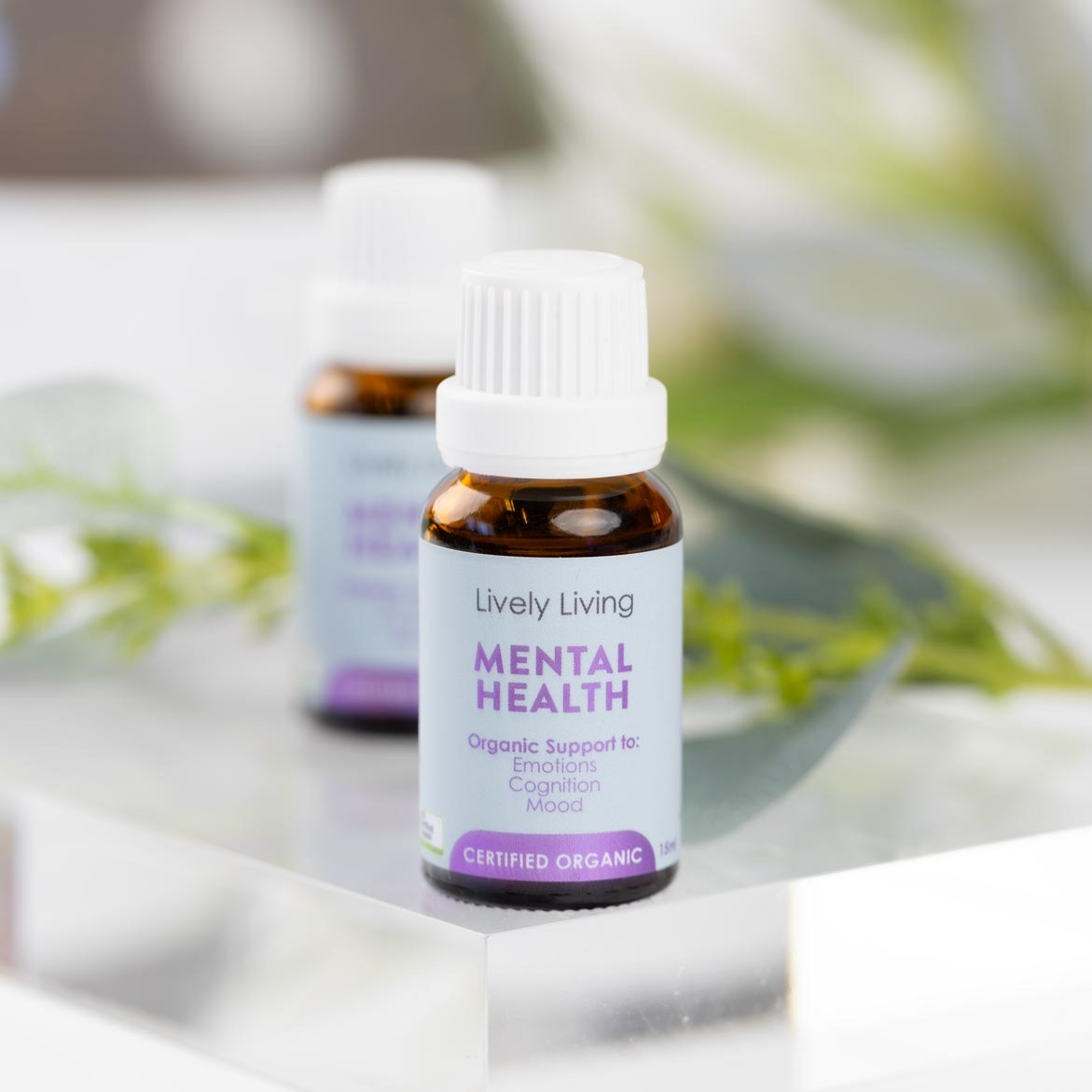 Organic Essential Oil for Mental Health & Stress Relief - 15ml Aromatherapy for Relaxation, Meditation & Sleep