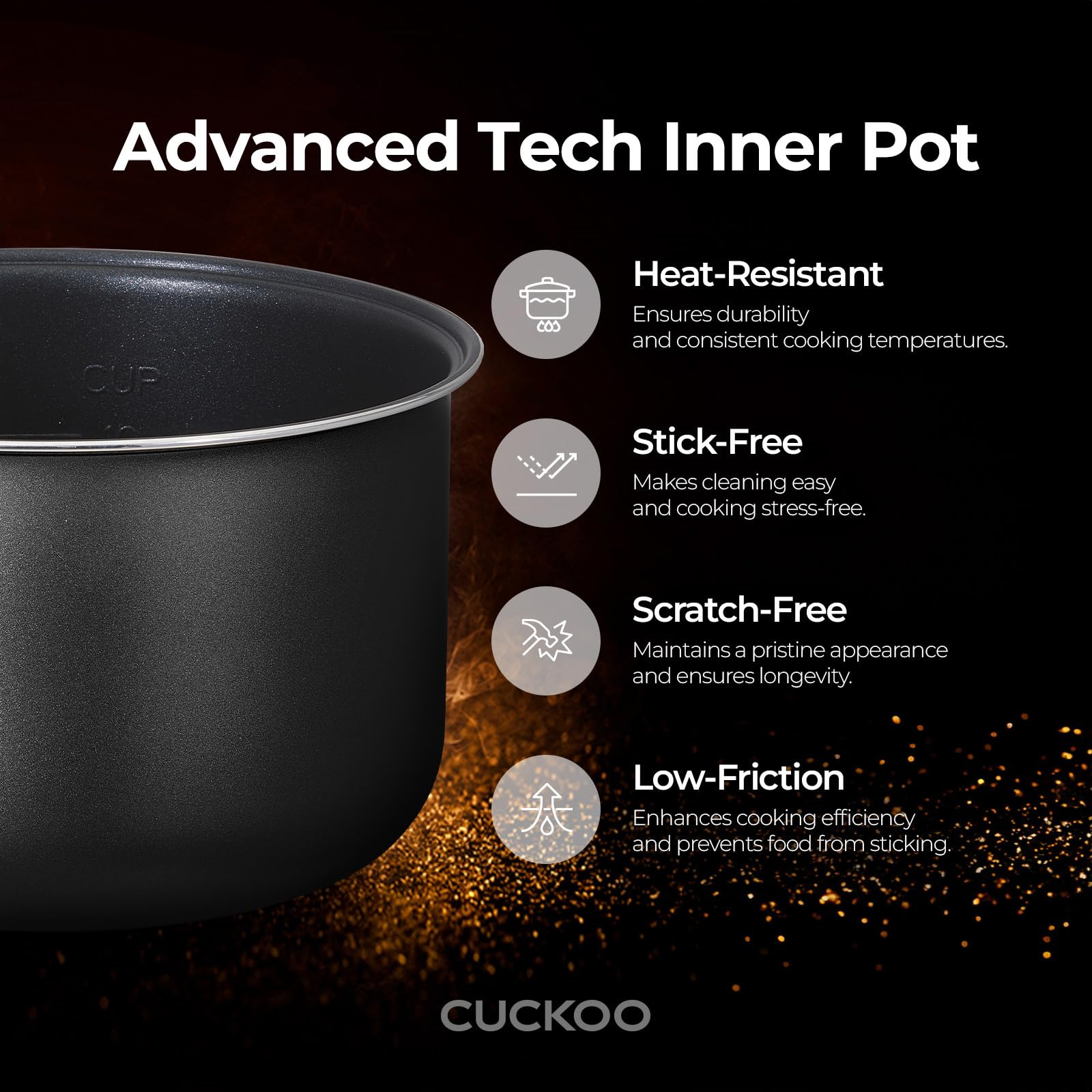 CUCKOO CR-1095 10-Cup Uncooked / 20-Cup Cooked Rice Cooker with Nonstick Inner Pot & Warmer - White | Perfect for Family Dinners, Meal Prep & Small Gatherings