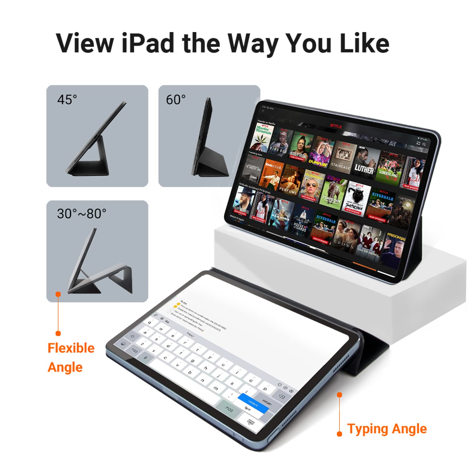 SenseAGE Ultra Slim Magnetic iPad Case for iPad Pro 11