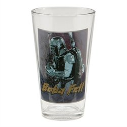Star Wars 16 oz. Drinking Glasses Set of 4 - Collectible Movie Themed Cups for Coffee, Juice, Beer & Home Bar Decor