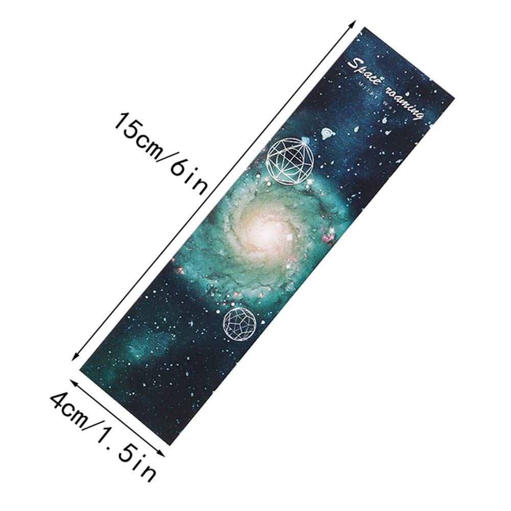 Space & Feather Bookmarks for Women Men - 30pcs Office School Supplies for Reading Gifts