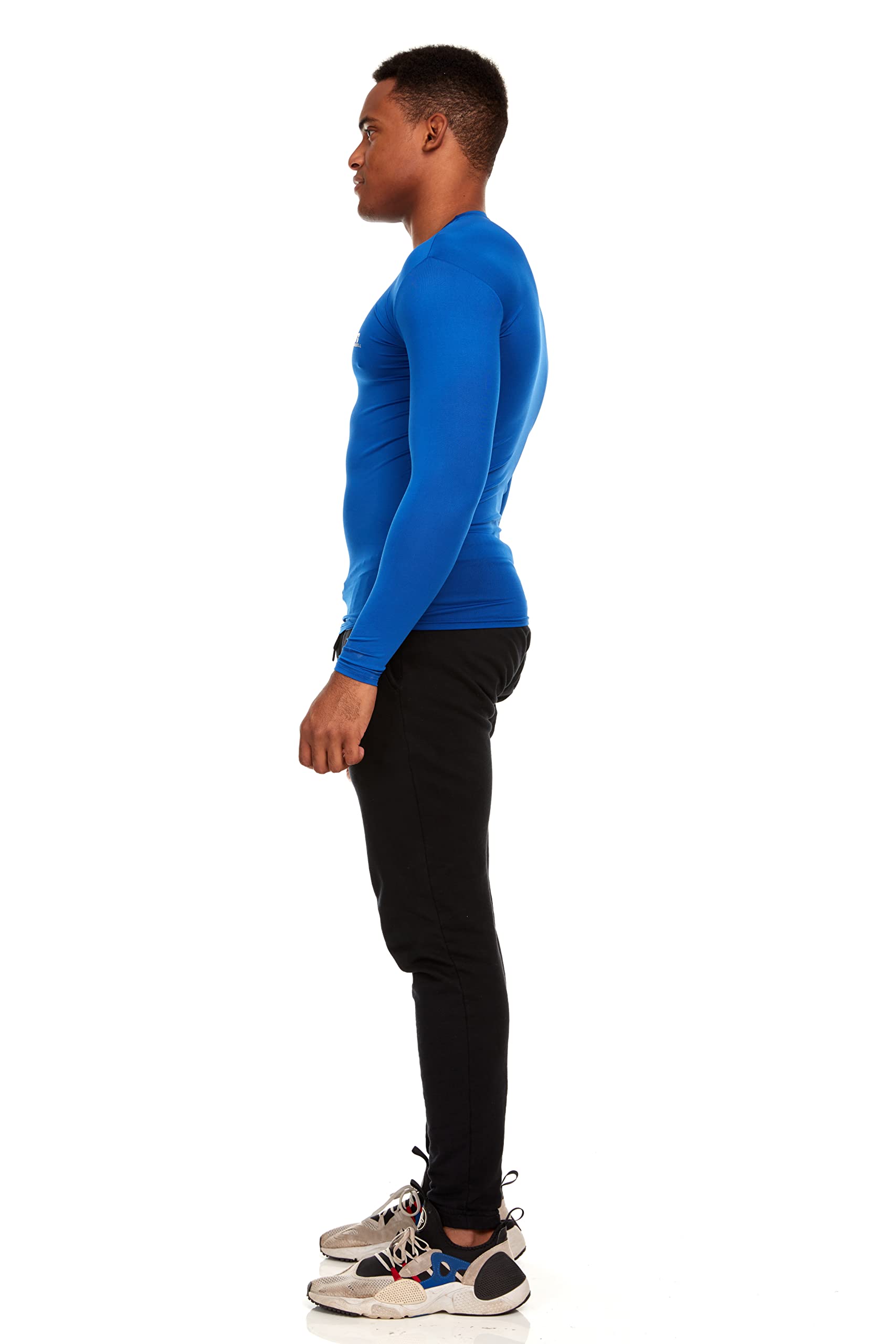 Russell Athletic Men's Long-Sleeve Compression Top - Lightweight Performance Shirt for Running, Workouts & Training - Moisture-Wicking & Breathable Activewear (Great for Gym, Jogging & Outdoor Sports)