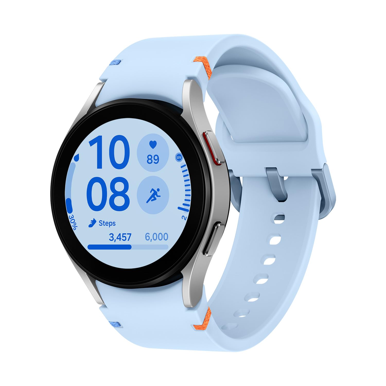 Samsung Galaxy Watch FE Smartwatch - 40mm Silver Bluetooth Fitness Tracker with Health Monitoring, 3-Year Warranty (UK Version) - Perfect for Running, Swimming & Daily Activity Tracking