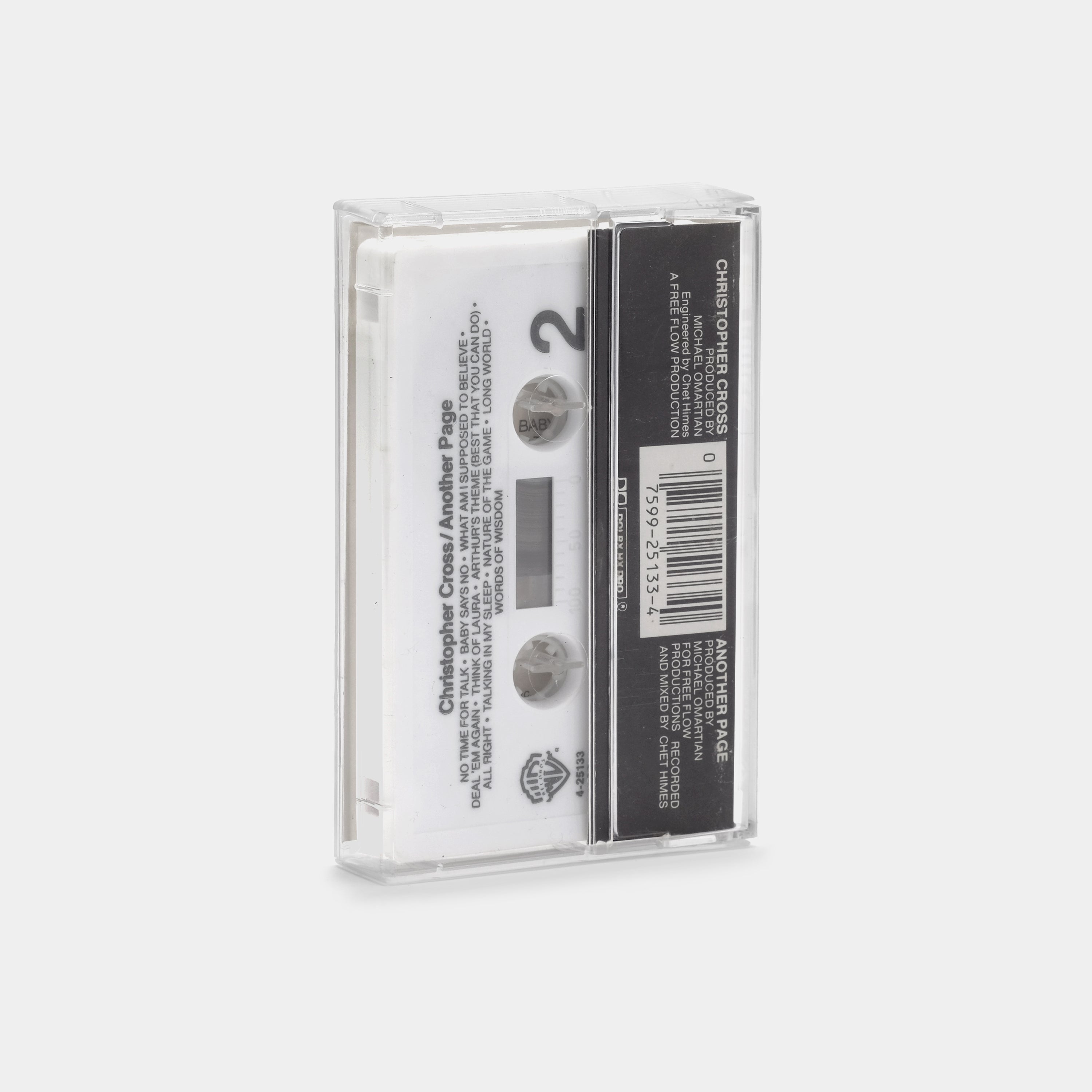 Christopher Cross - Another Page Cassette Tape | Vintage 80s Music Album | Retro Audio Collectible | Perfect for Cassette Players & Music Enthusiasts