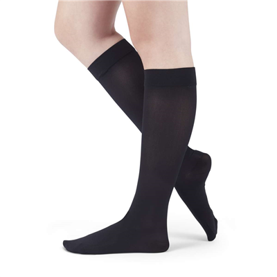 Medi Comfort 30-40mmHg Closed Toe Compression Socks for Women & Men - Calf Length, Extra Wide Fit - Ideal for Travel, Pregnancy & Circulation Support