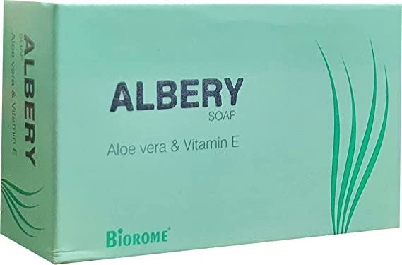 LYUD ALBERY Moisturizing Soap Bar with Aloe Vera & Vitamin E - Pack of 5 - Gentle Cleansing for Sensitive Skin, Daily Face & Body Wash, Natural Skincare Gift Set