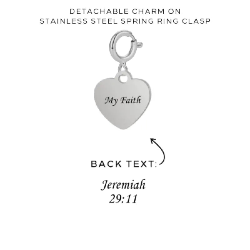 Personalized Engraved Charms with Detachable Clasp - Custom Name Jewelry for Necklaces & Bracelets - Perfect for Gifts, Anniversaries and Special Occasions - $12.00