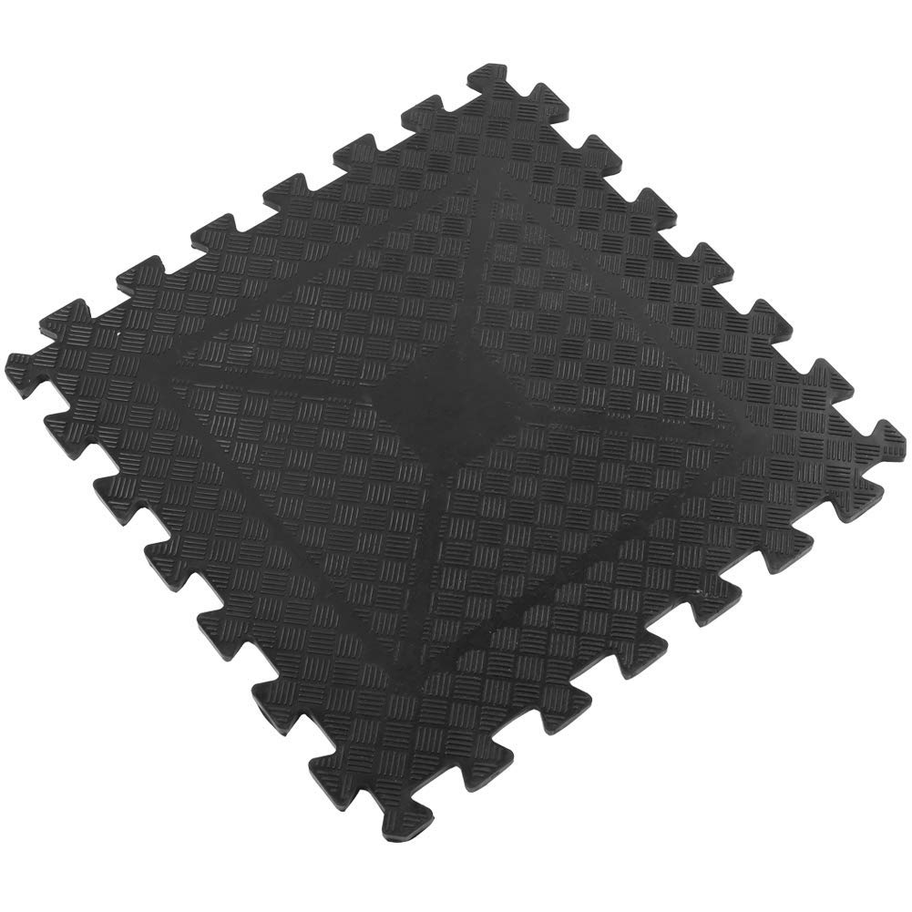 Alomejor Premium Exercise Mat - Non-Slip Rubber Floor Mat for Yoga, Pilates & Home Workouts | Thick Cushioned Training Mat for Gym, Fitness & Household Use