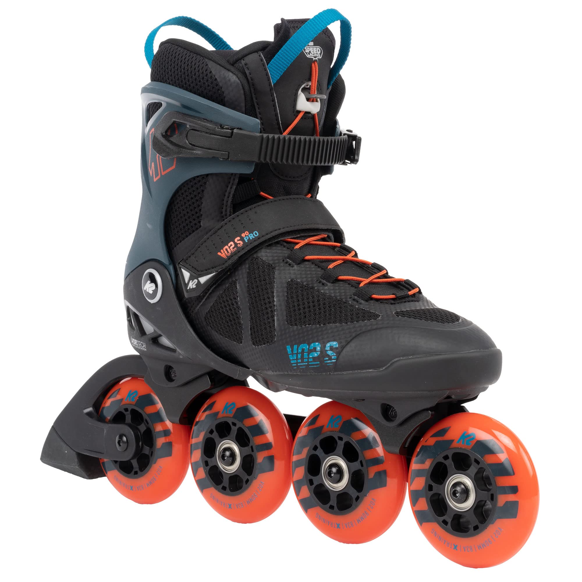 K2 VO2 S 90 Men's Inline Skates - High-Performance Rollerblades for Fitness, Speed & Urban Skating | Perfect for Outdoor Exercise & Commuting