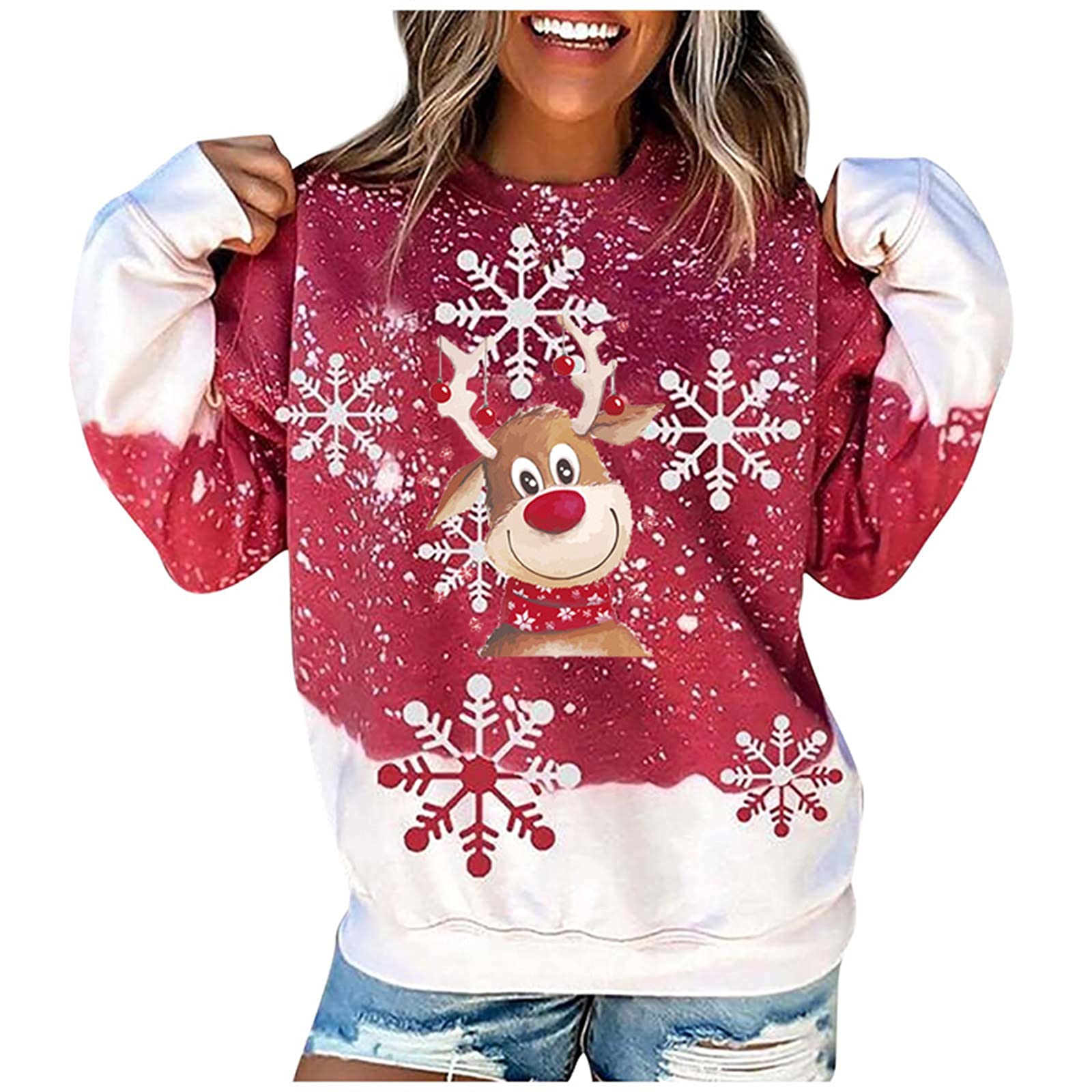 Women's Lightweight Graphic Hoodie - Fashion Casual Long Sleeve Sweatshirt for Everyday Wear, Gym & Outdoor Activities