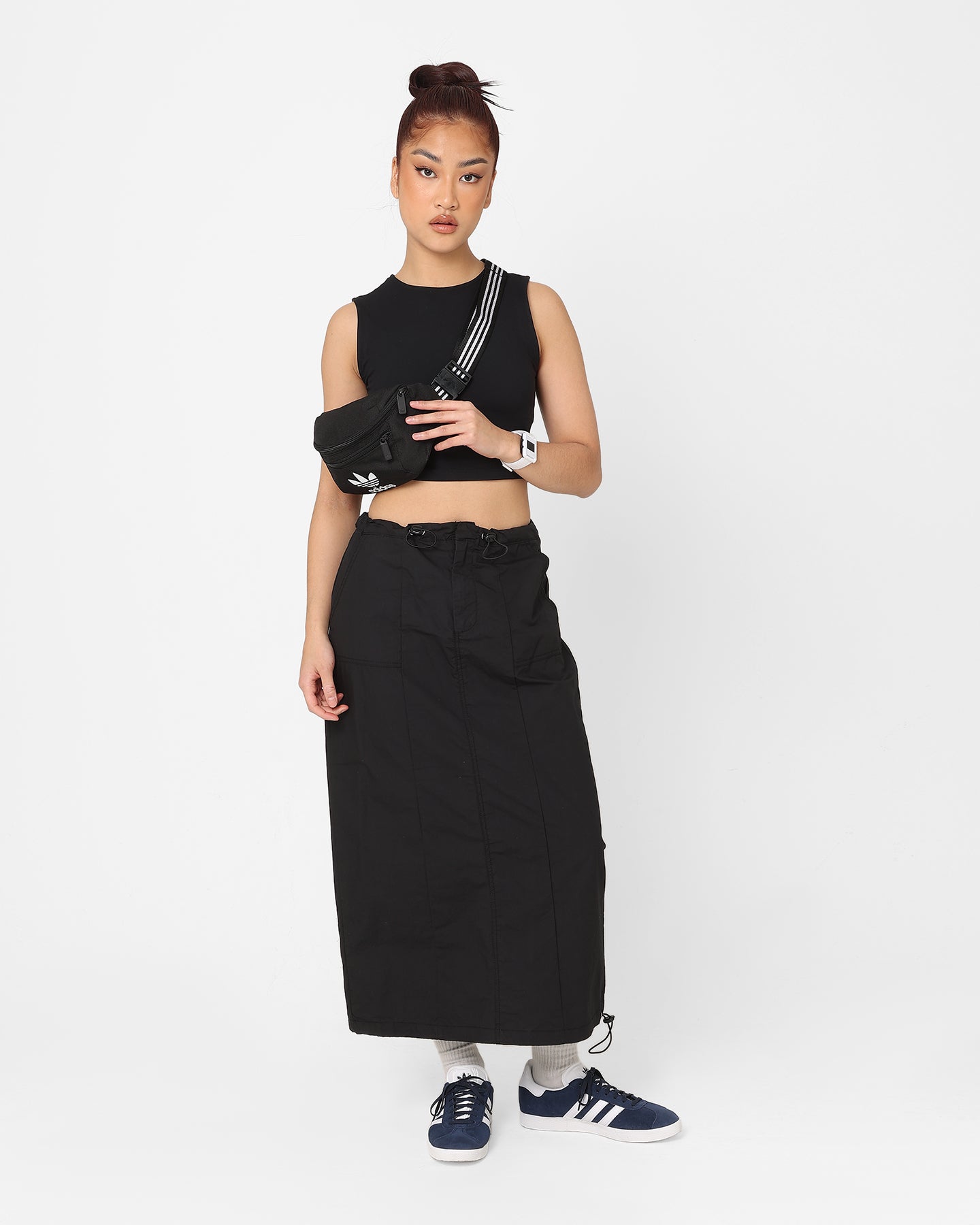 Adidas Adicolor Classic Waist Bag - Black Crossbody Fanny Pack for Men & Women - Perfect for Running, Travel, Gym & Outdoor Activities
