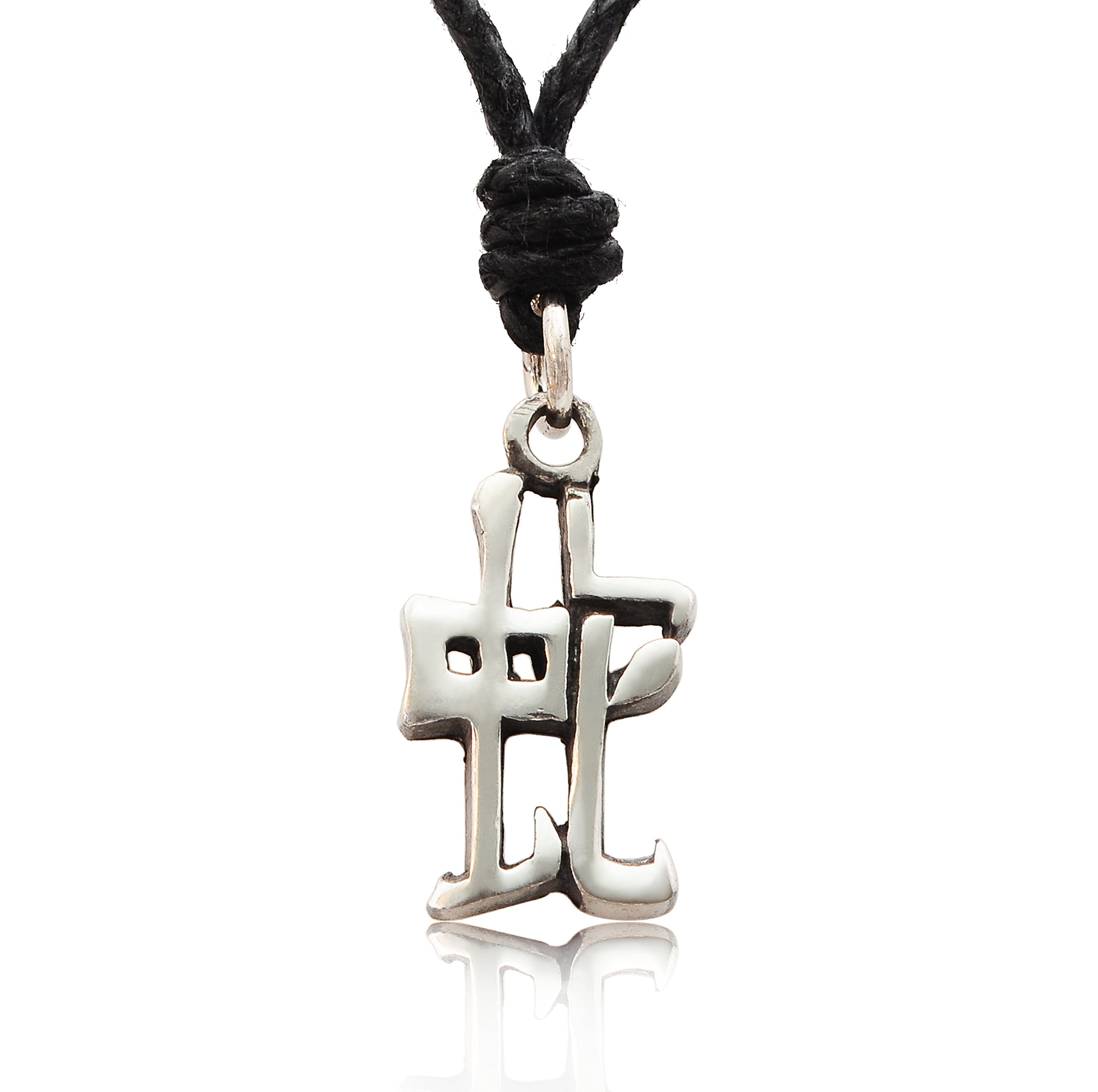 Chinese Zodiac Snake Silver Pewter Charm Necklace - Elegant Pendant Jewelry for Year of The Snake - Perfect Gift for Birthdays, Anniversaries & Chinese New Year Celebrations