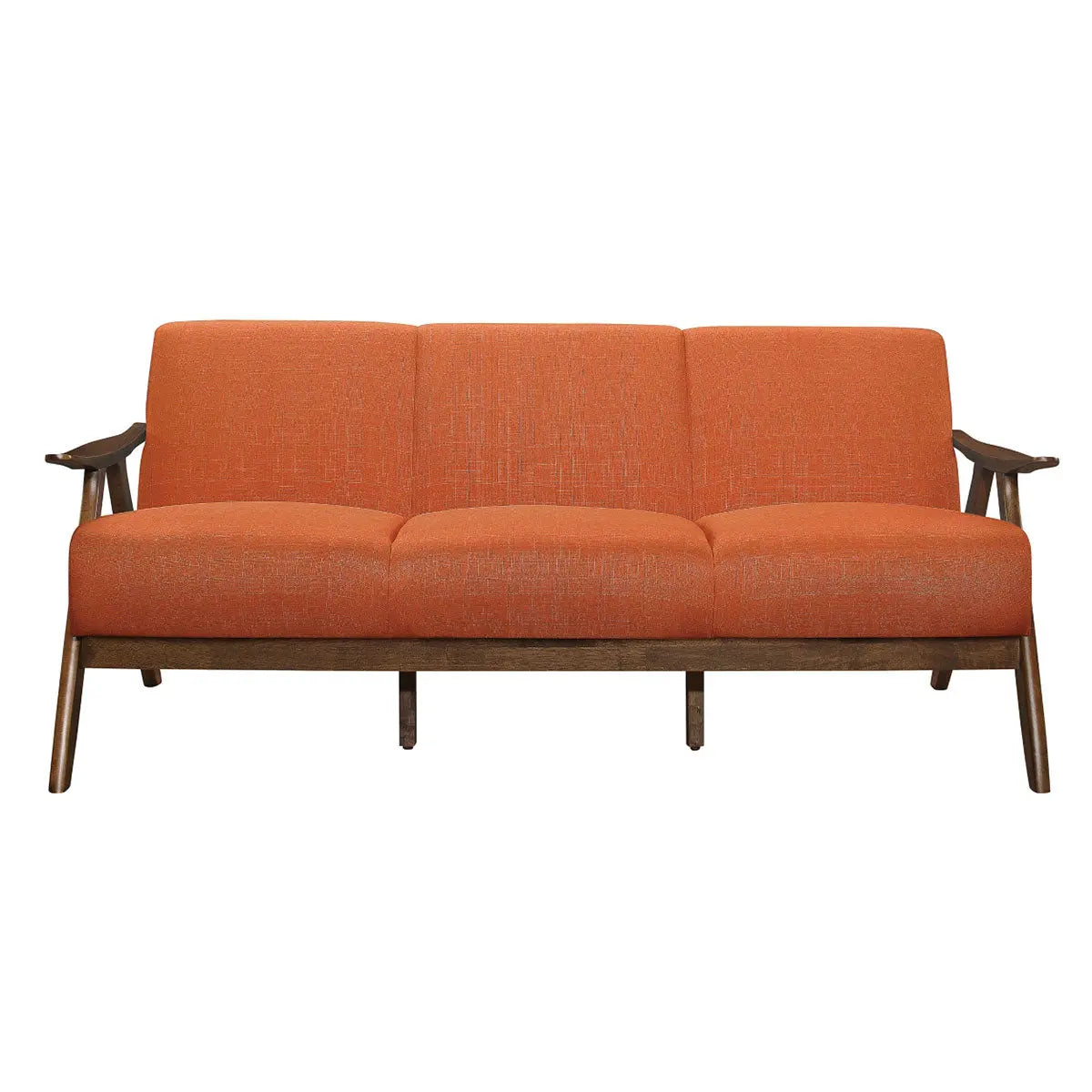 Damala Collection Modern Fabric Sofa 1138 - Comfortable Living Room Couch for Small Spaces, Home Office & Apartment Decor