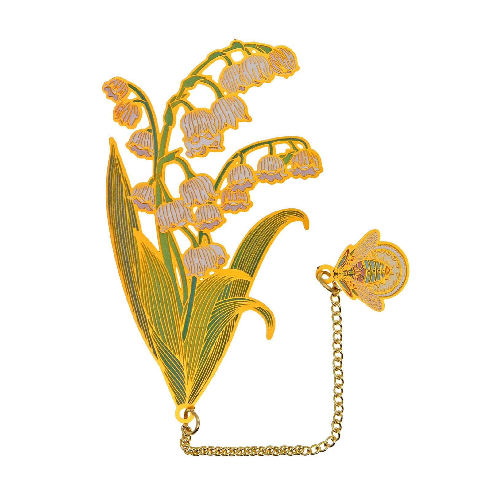 BLBMH 3-in-1 Metal Flower Bookmark Set - Elegant Lily of The Valley Design, Perfect Birthday Gift for Women, Girls, Mothers & Teachers - Ideal for Book Lovers, Readers & Graduation Gifts - Great for Reading, Journaling & Book Club Accessories