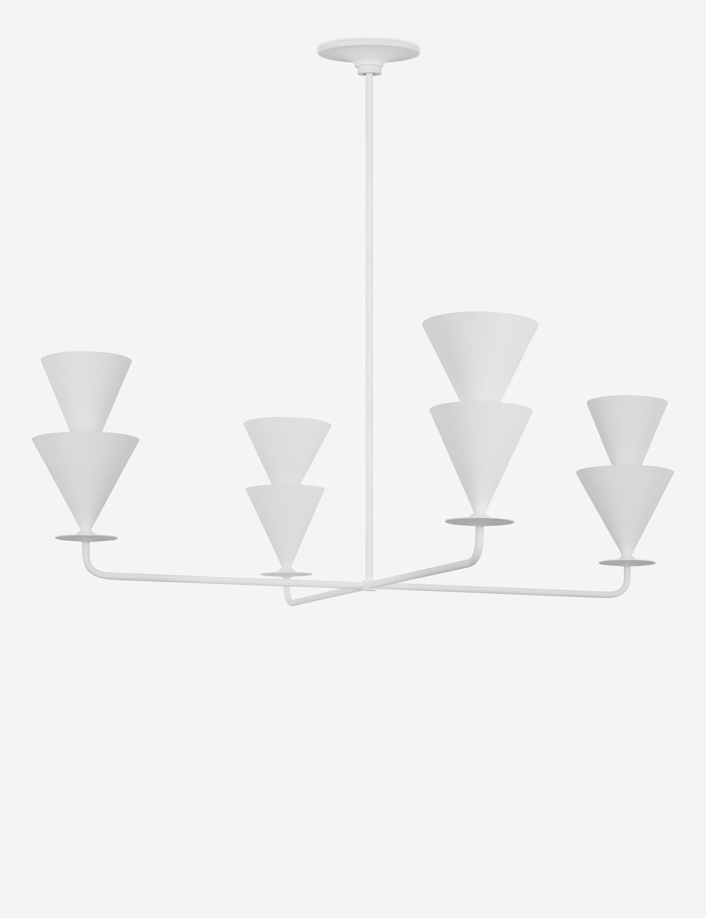 Stylish Cornet Chandelier by Christiane Lemieux - Modern Crystal Ceiling Light Fixture for Dining Room, Living Room & Bedroom Decor