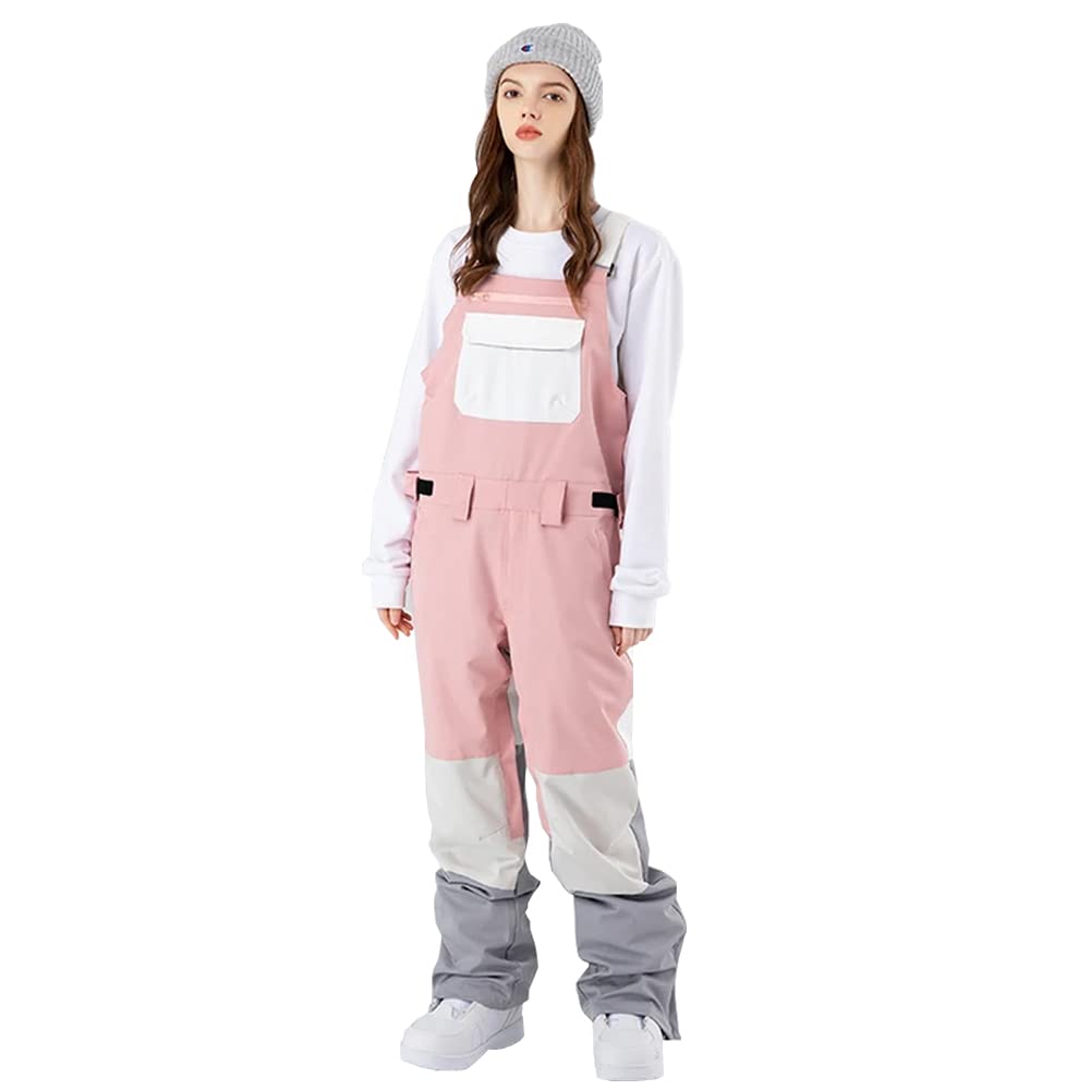 Waterproof Snowboard Bibs for Women & Men - Adjustable Winter Ski Pants with Ripstop Fabric | Outdoor Snow Sports, Hiking & Cold Weather Activities