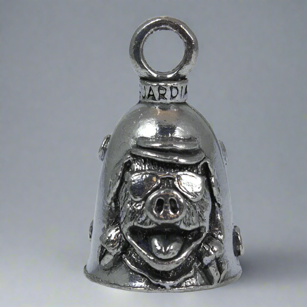 Open Road Hog Motorcycle Guardian Bell - Protection Charm for Bikers | Gift for Riders | Perfect for Harley, Cruiser & Touring Bikes