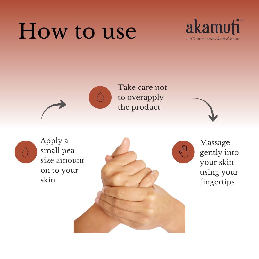 Akamuti Buttered Rose & Almond Hand Cream 50ml - Ultra Moisturizing & Nourishing for Dry Skin - Perfect for Winter Care, Office Use & Travel