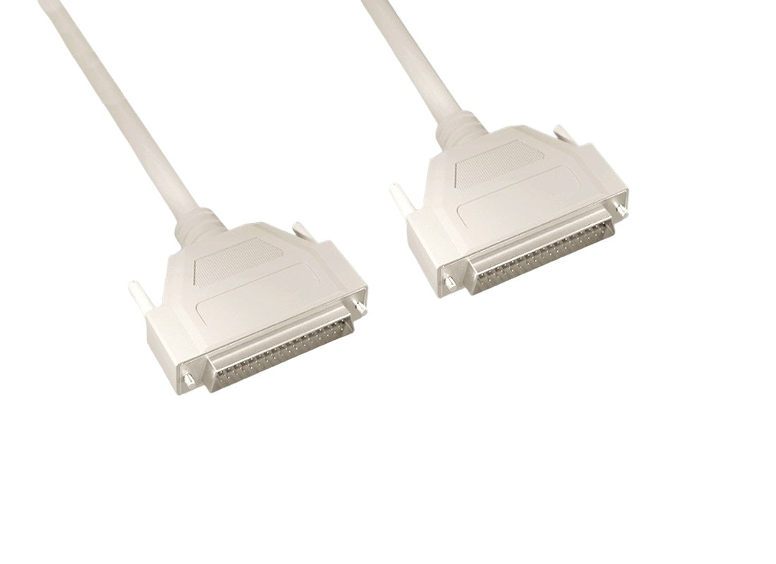 Shielded SCSI Serial Cable DB50 Male to Male 10 FT - High-Speed Data Transfer for Servers, Storage & Industrial Equipment