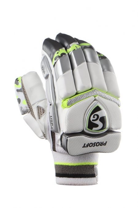 SG Prosoft Adult Cricket Batting Gloves - Premium Leather Protection for Cricket Players - Perfect for Practice & Matches