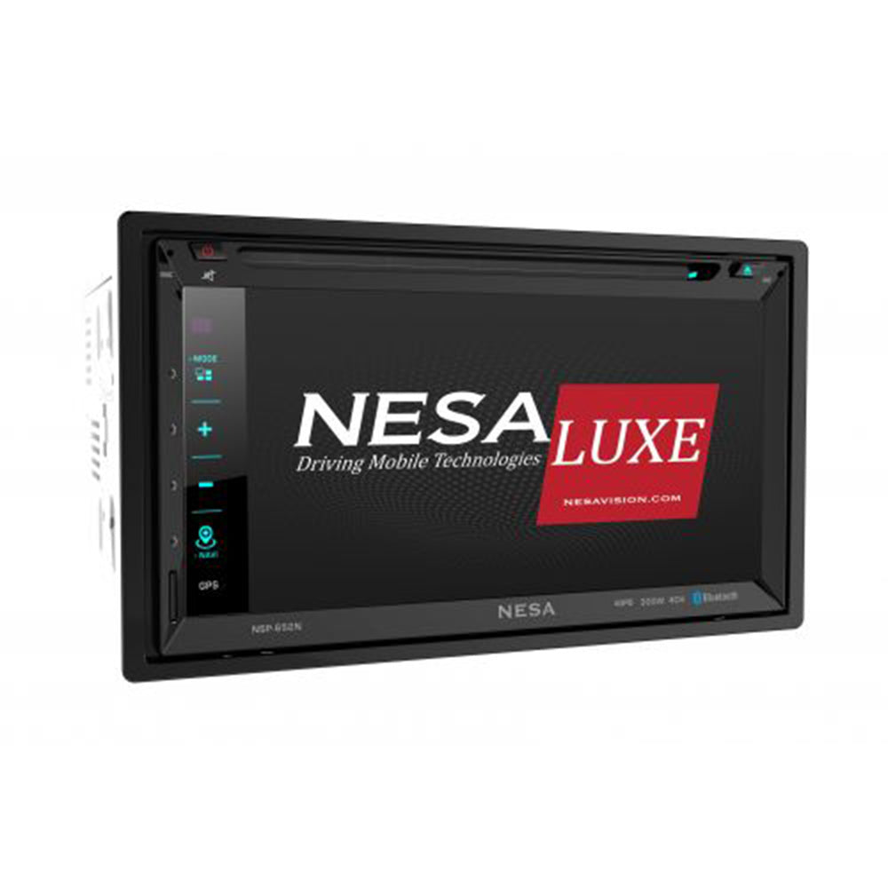 NESA NSP 652N 2 DIN Car Stereo with GPS Navigation, Bluetooth, Android Auto - In-Dash Multimedia Receiver for Hands-Free Calling & Music Streaming - Perfect for Road Trips & Daily Commutes