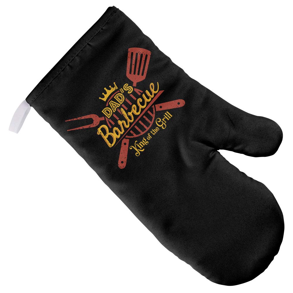 Heat-Resistant BBQ Oven Mitt for Men & Women - Premium Grilling Glove for Indoor/Outdoor Kitchen, Camping & Backyard BBQ - Perfect for Grilling, Baking & Handling Hot Pots