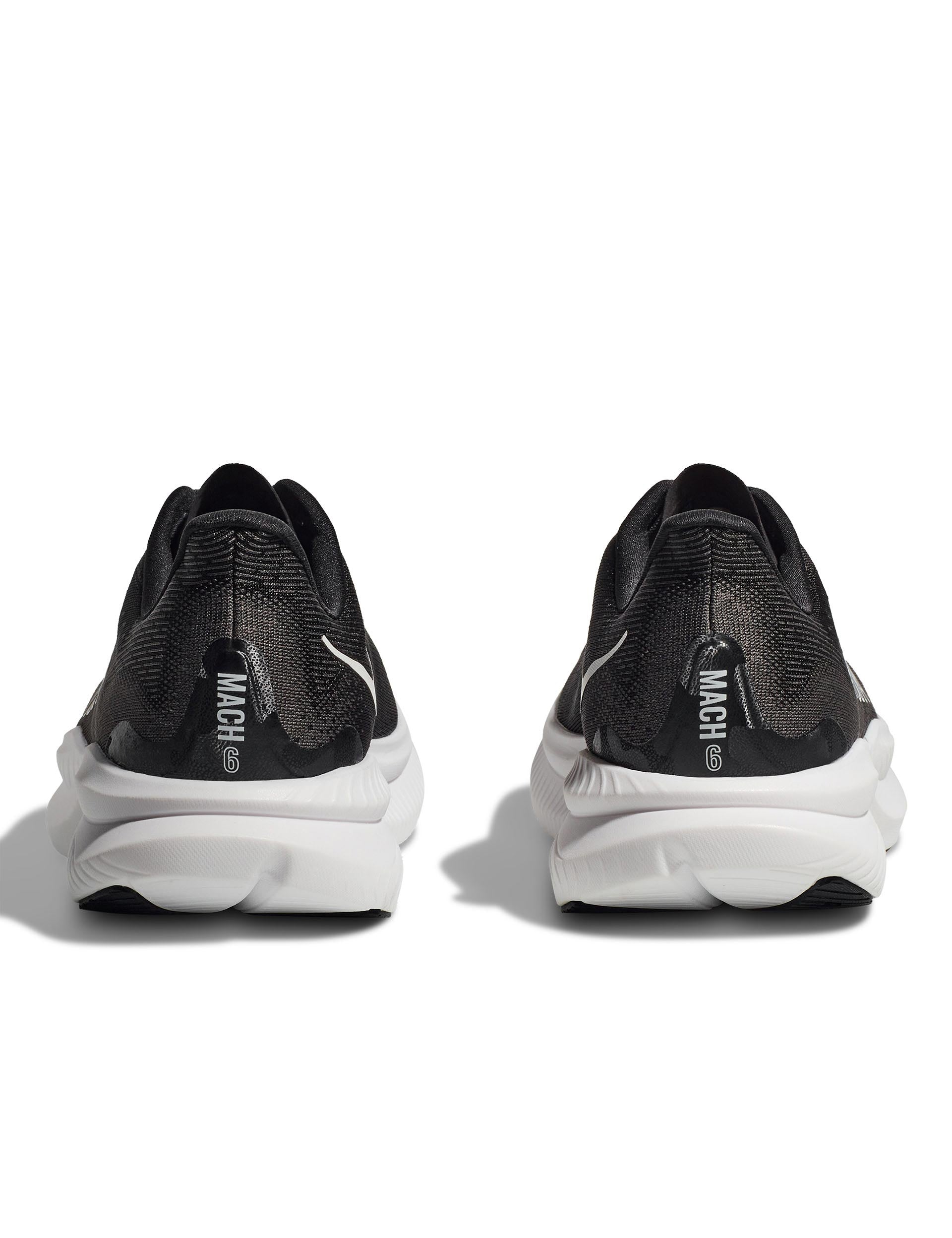Mach 6 Running Shoes for Men - Lightweight Black & White Athletic Sneakers for Jogging, Gym Workouts & Daily Wear