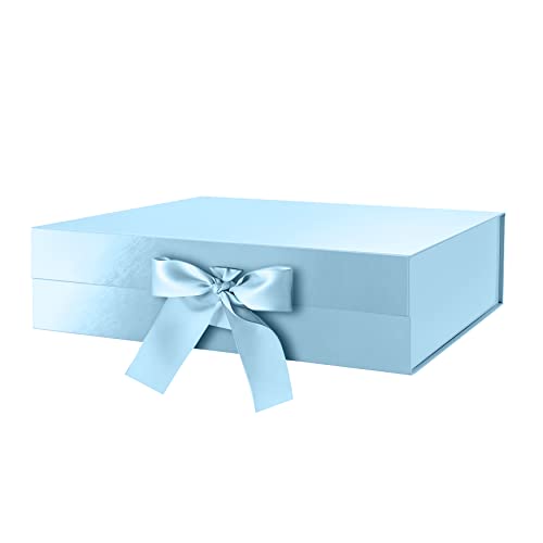 Baby Blue-Ribbon-13x9.7x3.4 Inches-Pack of 1