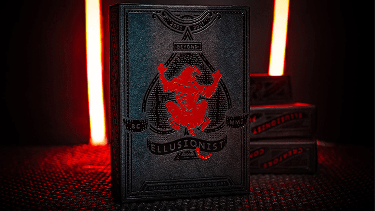 Ellusionist Black Anniversary Edition Playing Cards - Premium Magic Trick & Cardistry Deck for Performers & Collectors - Perfect for Close-up Magic, Card Flourishes, and Gifts