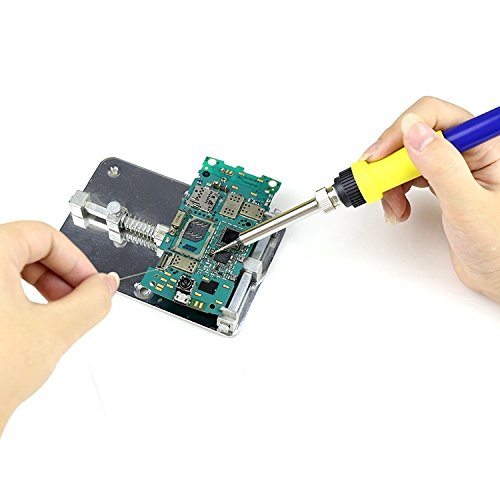 BK-601D 2-in-1 Hot Air Gun and Soldering Iron Station with LED Display - 220V AC Power for Electronics Repair, DIY Projects, and Jewelry Making