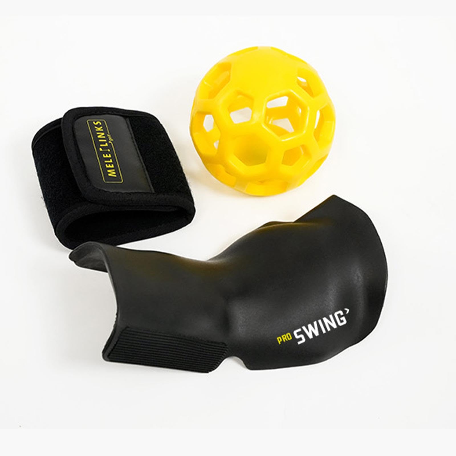 Golf Swing Trainer Ball - Golf Training Aid for Posture Correction & Wrist Strengthening | Practice Equipment for Golf Beginners | Improve Swing at Home, Driving Range & Backyard Practice