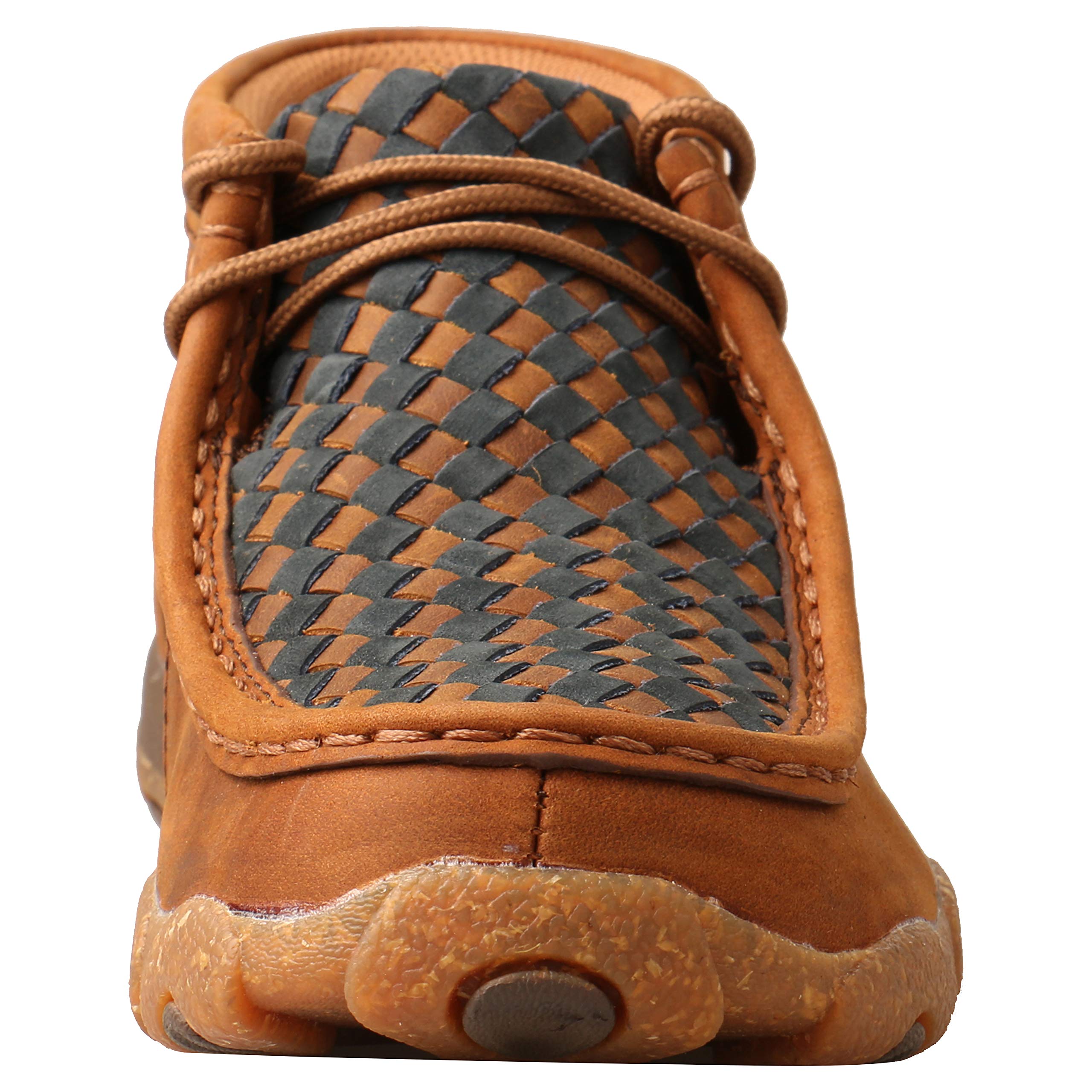 Twisted X Kids Chukka Driving Moc - Oiled Saddle & Midnight - Size 13 M - Comfortable Casual Shoes for Boys & Girls - Perfect for School, Playtime & Outdoor Activities