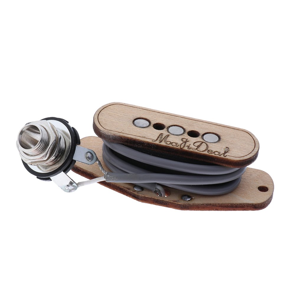 3 String Cigar Box Guitar Pickup - Magnetic Soundhole Pickup for Acoustic Cigar Box Guitars - Perfect for Blues, Folk & DIY Instrument Builders - Great for Live Performances & Home Recording