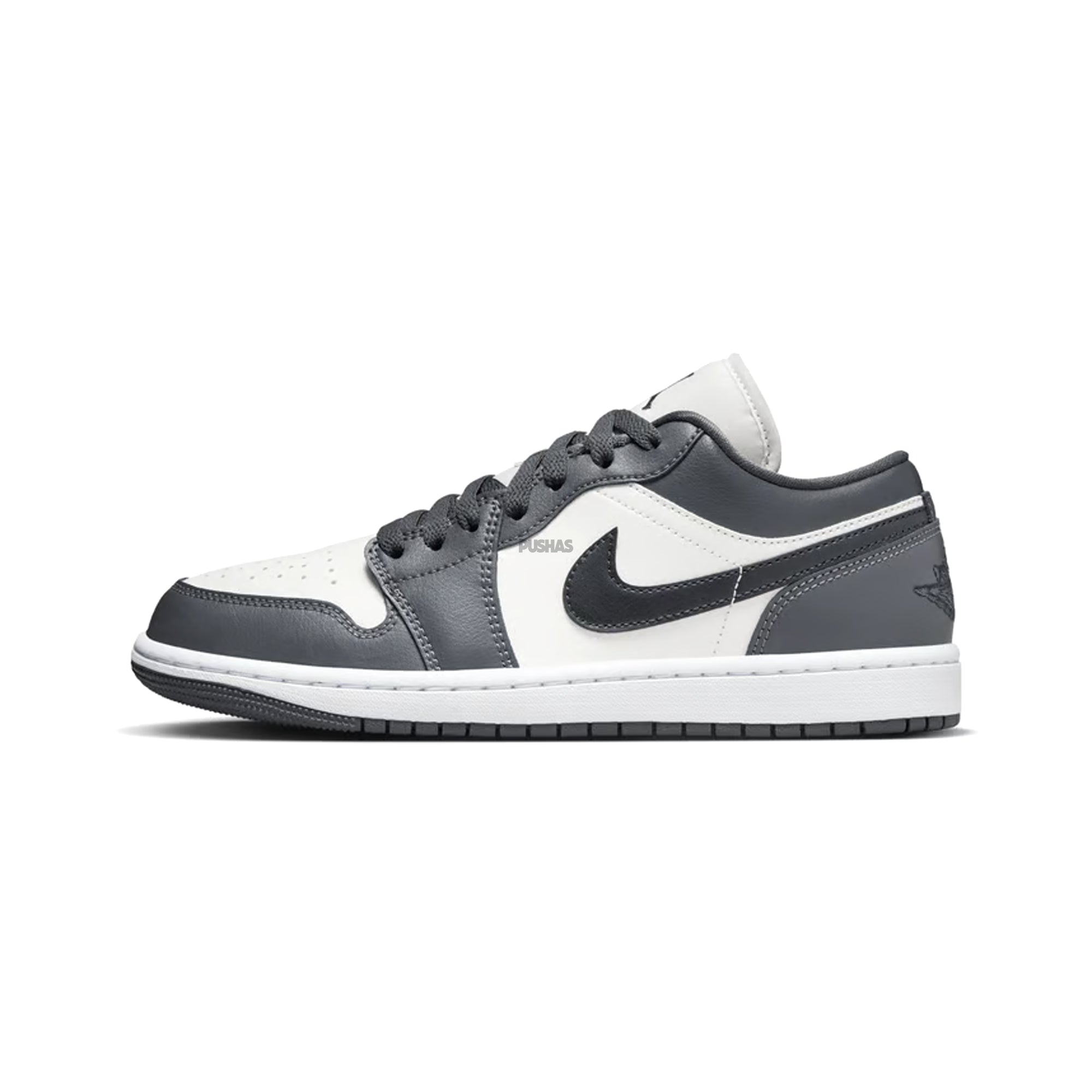 Air Jordan 1 Low 'Dark Grey' Sneakers (2023) - Men's Basketball Shoes for Casual Wear & Street Style
