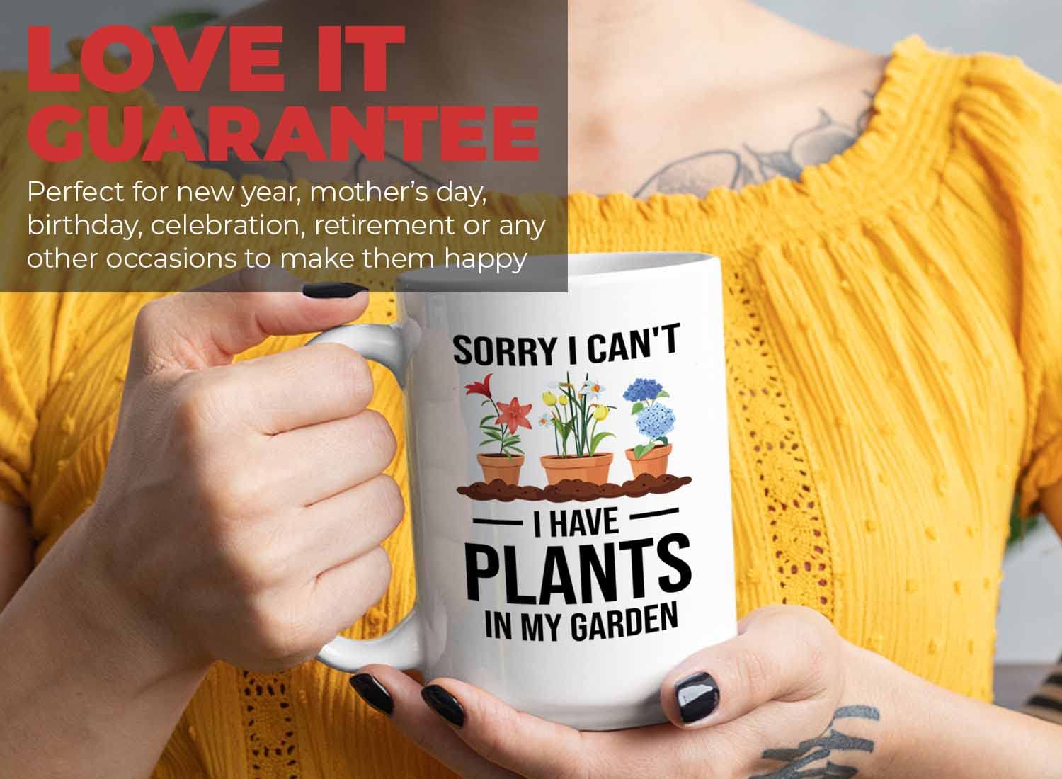 15oz White Gardening Coffee Mug - Funny Gardener Gift with Plant Pun Design - Perfect for Garden Lovers, Plant Enthusiasts & Coffee Drinkers - Ideal for Morning Coffee, Gardening Breaks & Outdoor Relaxation
