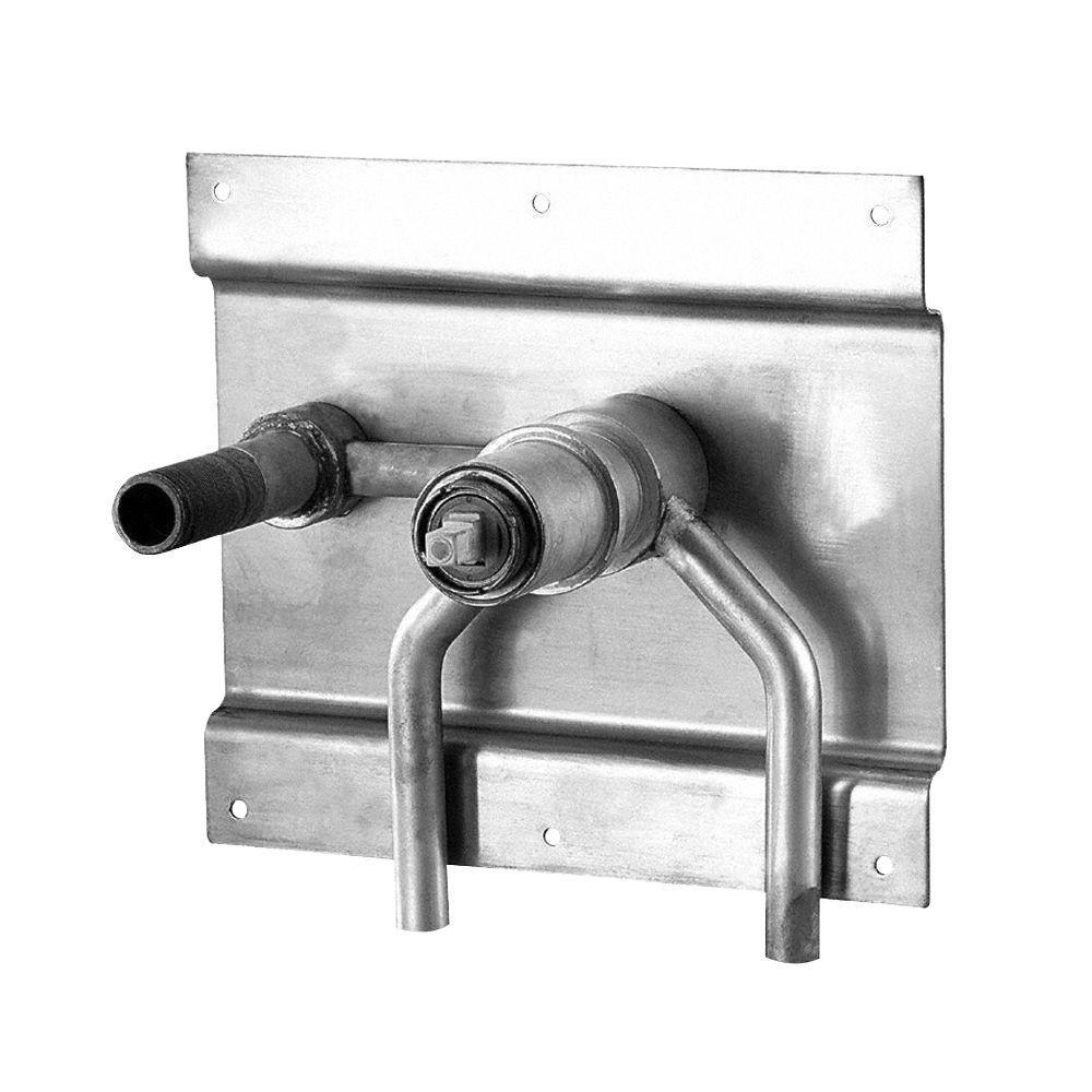 Danze Single Handle Wall Mount Rough In Valve with Mounting Plate in Rough Brass 478479 - Bathroom Faucet Valve for Shower and Tub Installation, Durable Brass Construction for Long-Lasting Performance
