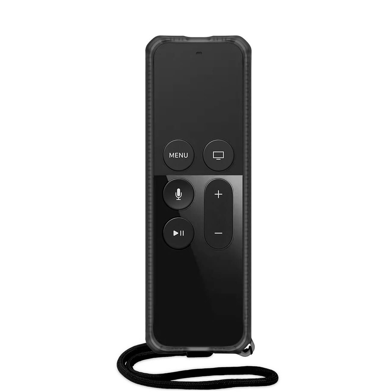 ITSKINS Spectru Case for Apple TV Remote - Black | Protective Cover for Siri Remote | Perfect for Home Entertainment & Gaming